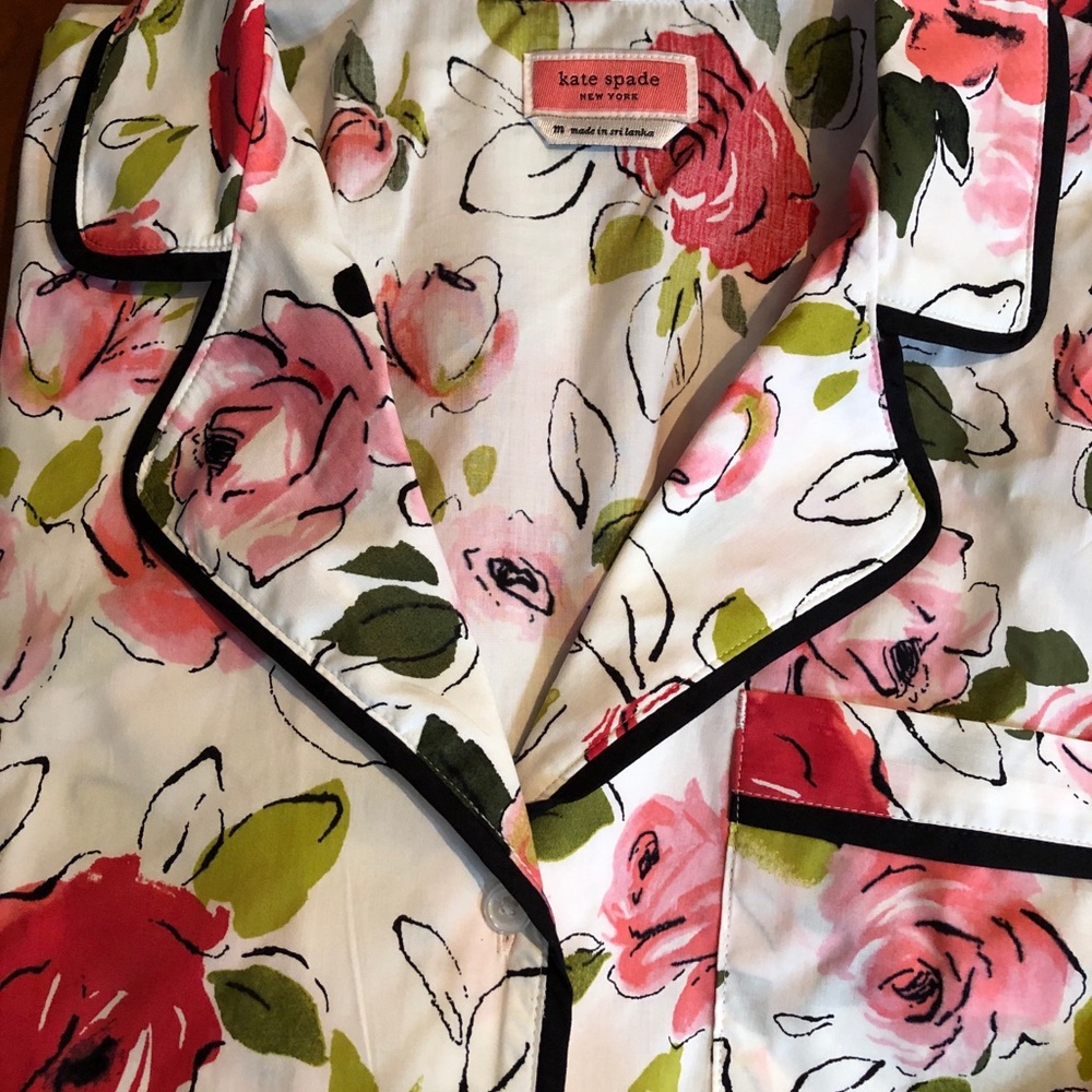 Kate Space 2-piece Floral Capri Pajama Set